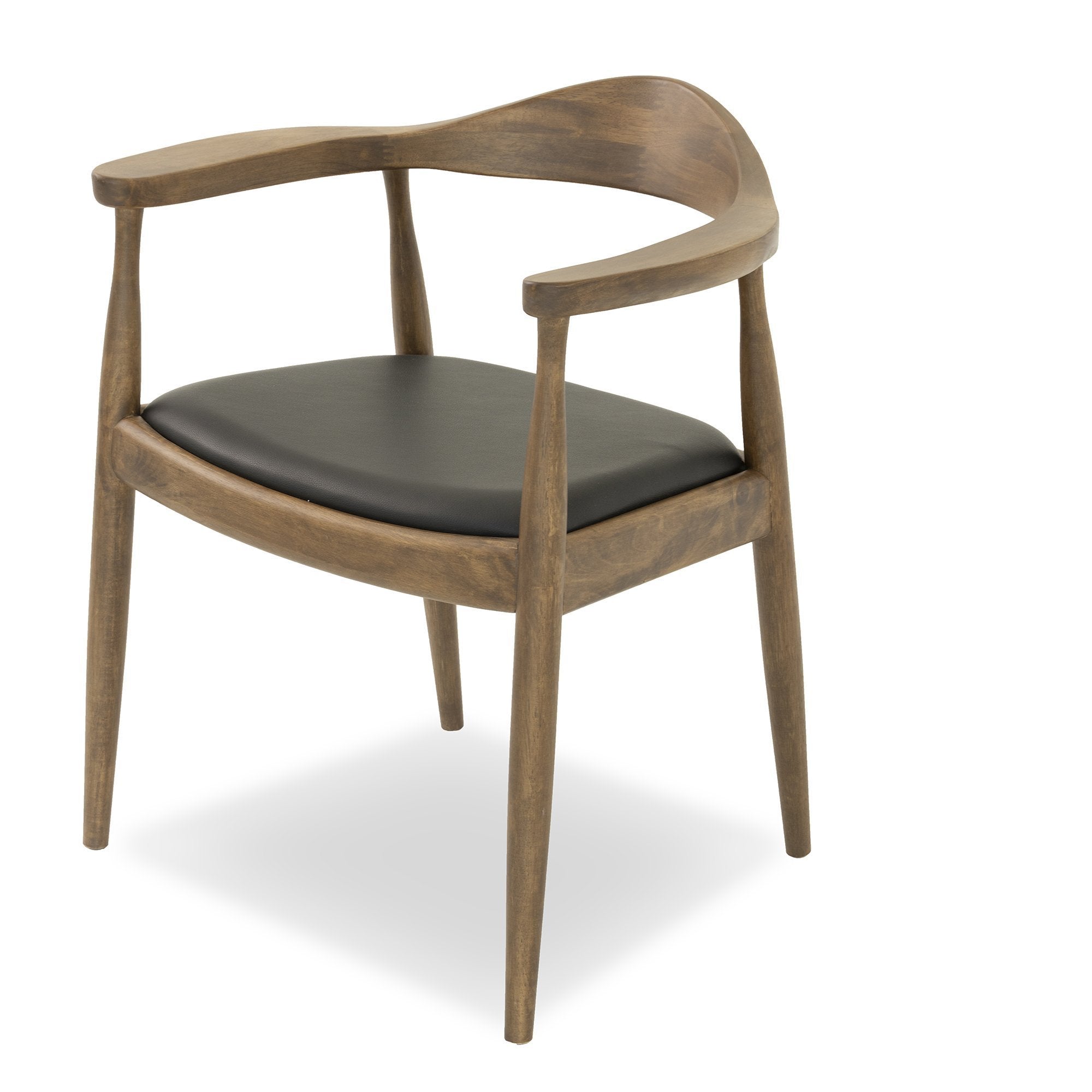 Freya Dining Chair (Black Leather) | Mid in Mod | Best Furniture | Best Furniture stores in Houston