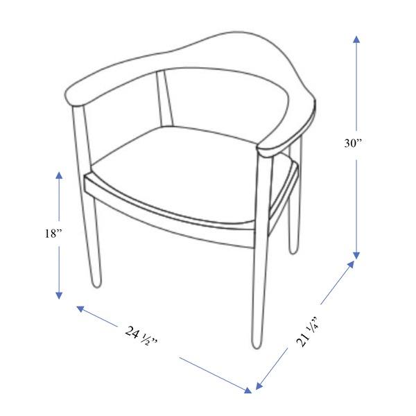 Freya Dining Chair (Black Leather) | Mid in Mod | Best Furniture | Best Furniture stores in Houston