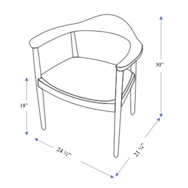 Freya Dining Chair (Black Leather) | Mid in Mod | Best Furniture | Best Furniture stores in Houston