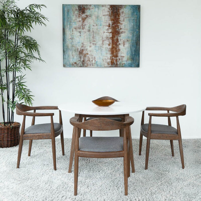 Freya Dining Chair - Gray Fabric | MidinMod | Houston TX | Best Furniture stores in Houston