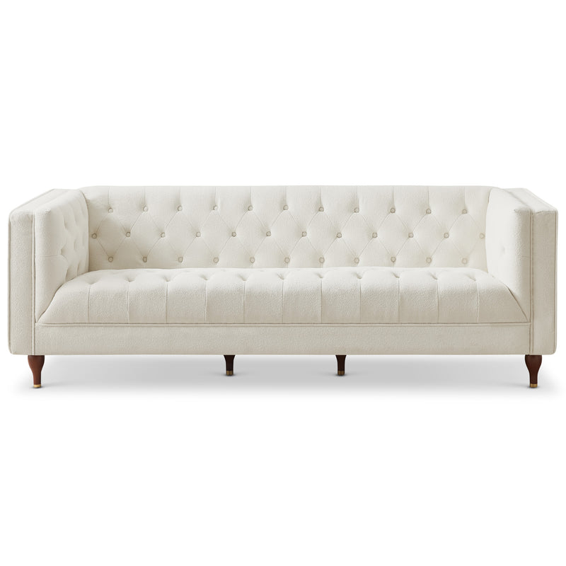 Houston Beige Boucle Modern Sofa