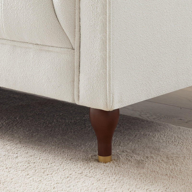 Houston Beige Boucle Modern Sofa - MidinMod Houston Tx Mid Century Furniture Store - Sofas 7