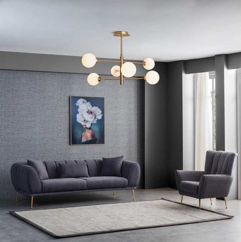 Amelia Lounge Chair - Dark Grey | MidinMod | Houston TX | Best Furniture stores in Houston