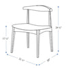 Adira (Large - White) Dining Set with 4 Juliet (Black Leather) Dining Chairs | Mid in Mod | Houston TX | Best Furniture stores in Houston