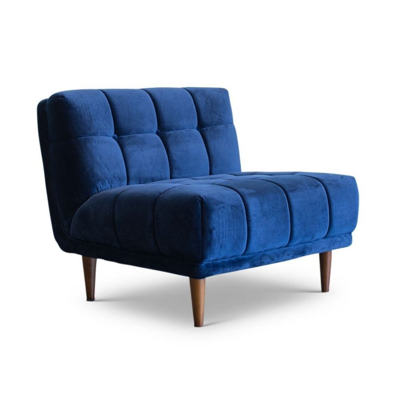 Kano Lounge Chair - Navy Blue Velvet | MidinMod | Houston TX | Best Furniture stores in Houston