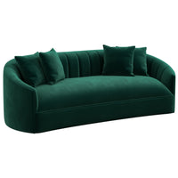 Kent Green Velvet Sofa