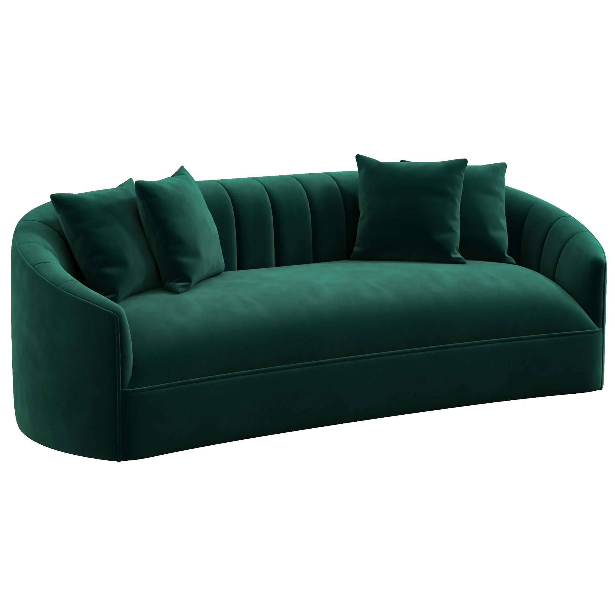 Kent Green Velvet Sofa - MidinMod