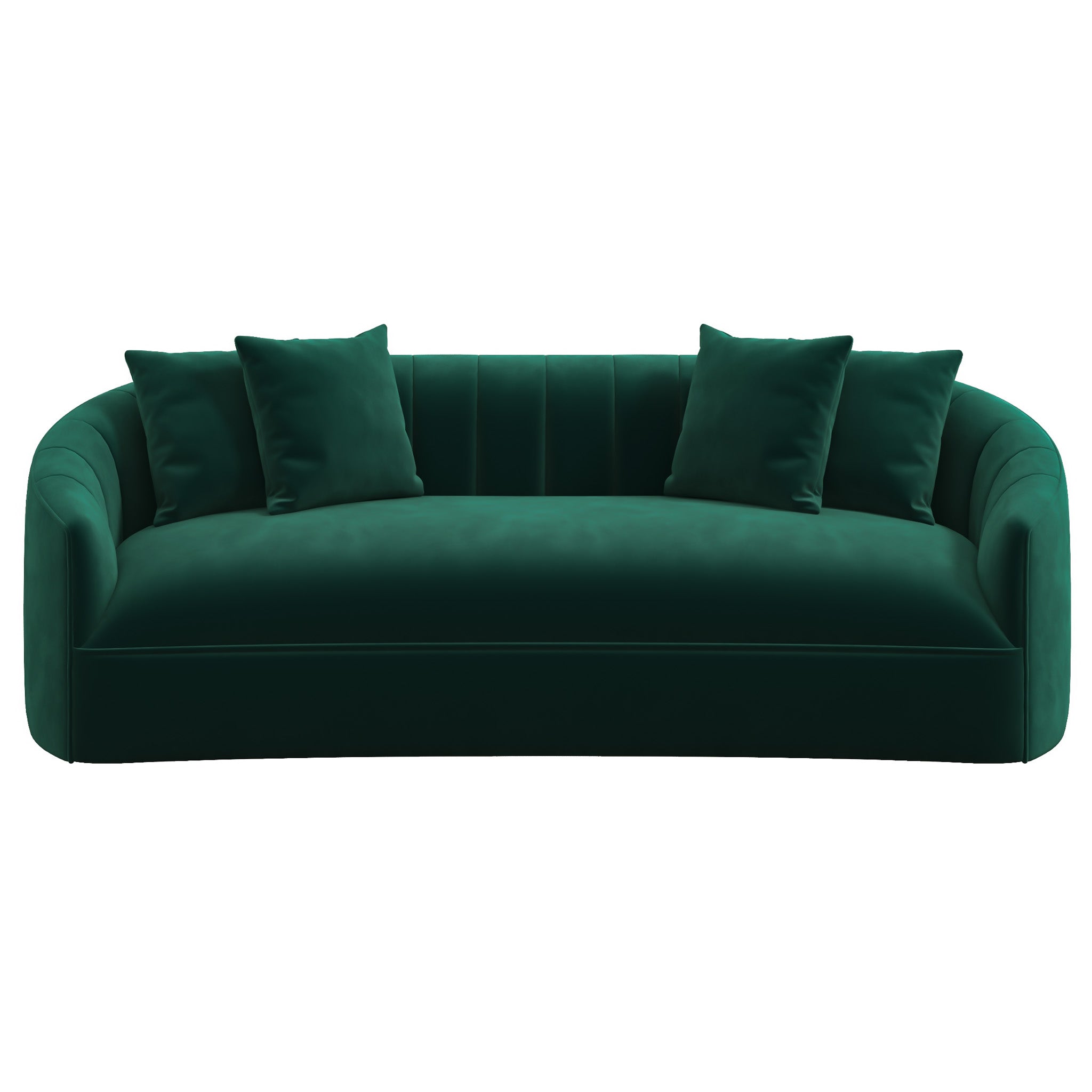 Kent Green Velvet Sofa - MidinMod