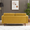 Kirby Yellow Velvet Loveseat  | MidinMod | Houston TX | Best Furniture stores in Houston
