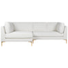 Chamberlain Beige Boucle  Left Chaise Sectional Sofa  | MidinMod | Houston TX | Best Furniture stores in Houston