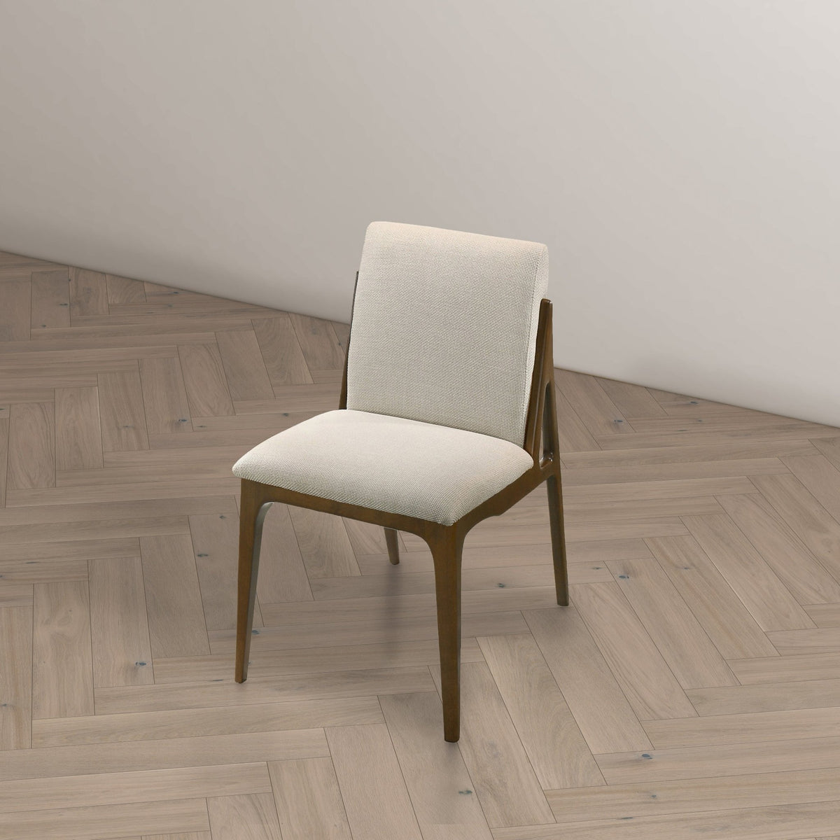 Griffin Cream Fabric Dining Chair - MidinMod Houston Tx Mid Century Furniture Store - Dining Chairs 7