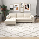 Daphne Sectional Sofa Left Facing - Cream Boucle | MidinMod | Houston | Best Furniture stores in Houston