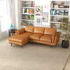 Ferre Leather Sectional Sofa - Left Facing Chaise | MidinMod | Houston TX | Best Furniture stores in Houston
