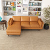 Ferre Leather Sectional Sofa - Left Facing Chaise | MidinMod | Houston TX | Best Furniture stores in Houston