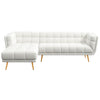 Kano Sectional Left Facing Chaise (Cream Boucle) | MidinMod | Houston TX | Best Furniture stores in Houston