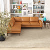 Mayfair Sectional Sofa - Tan Leather Left  Facing  | MidinMod | TX | Best Furniture stores in Houston