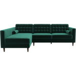 Olson Sectional Sofa - Green Left Chaise | MidinMod | Houston TX | Best Furniture stores in Houston