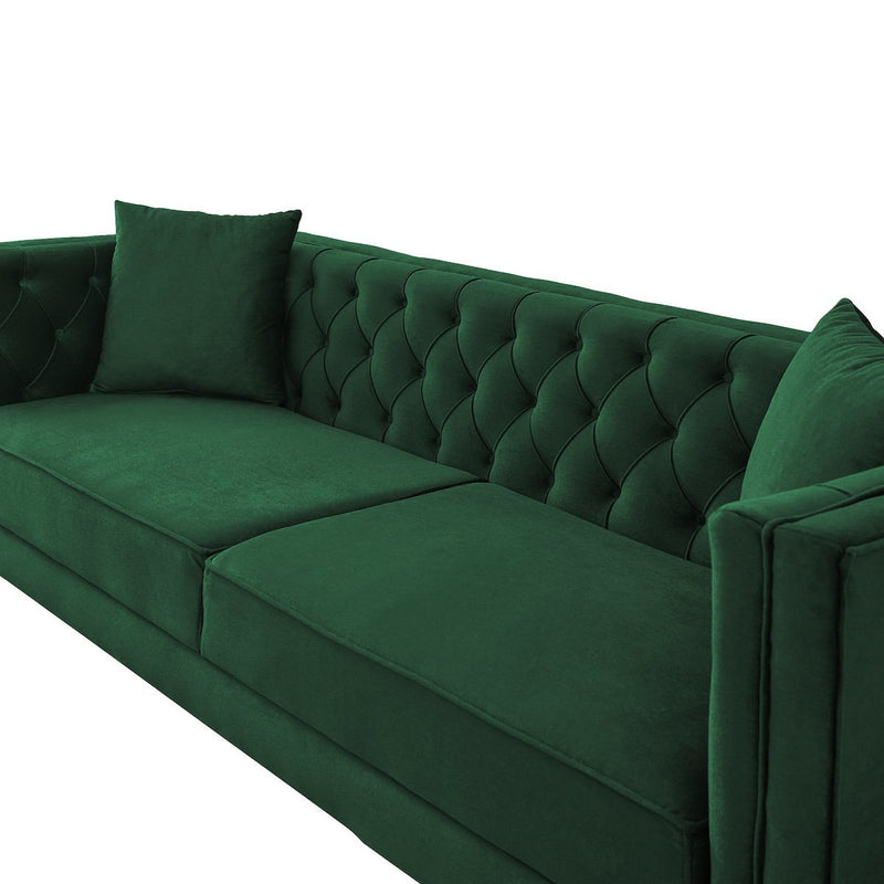 Lewis Sofa - Green Velvet Couch | MidinMod | Houston TX | Best Furniture stores in Houston