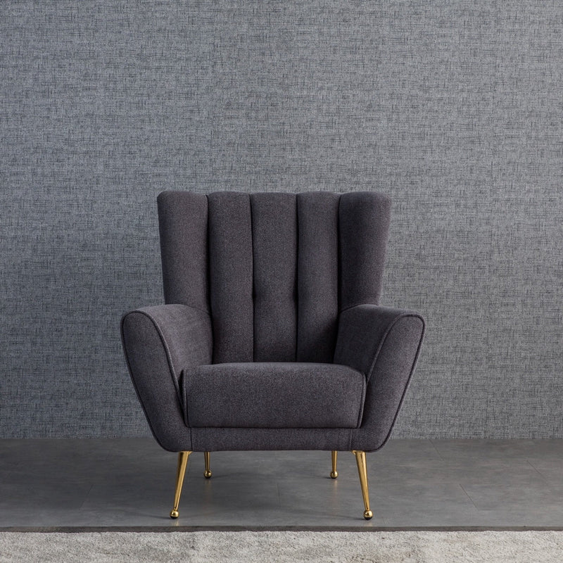 Amelia Lounge Chair - Dark Grey | MidinMod | Houston TX | Best Furniture stores in Houston