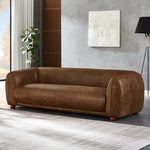 Miller Brown Leather Sofa