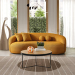 Blair Sofa - Gold Boucle Couch | MidinMod | Houston TX | Best Furniture stores in Houston
