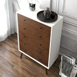 Noak Mid Century Modern Dresser (5 Drawer White) - MidinMod Houston Tx Mid Century Furniture Store - Dressers 6