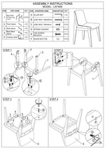Ohio Light Grey Dining Chair  | MidinMod | Houston TX | Best Furniture stores in Houston