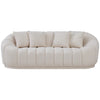 Forrester Japandi Style Boucle White Couch | MidinMod | TX | Best Furniture stores in Houston