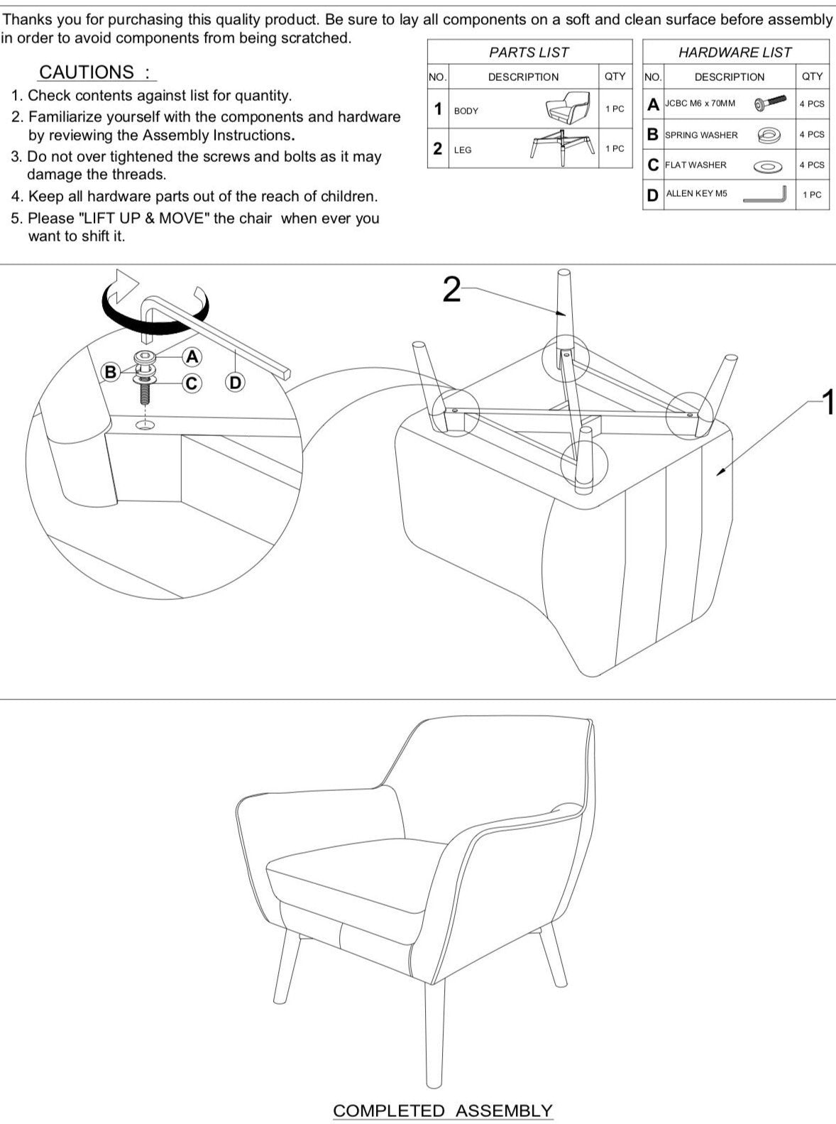 Penny Tan Leather Lounge Chair - MidinMod