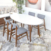 Rixos Dining set - 4 Colin Dining Gray Chairs  | MidinMod | Houston TX | Best Furniture stores in Houston
