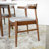 Rixos Dining set - 4 Sterling Space Gray Dining Chairs | MidinMod | TX | Best Furniture stores in Houston
