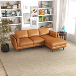 Ferre Leather Sectional Sofa - Right Chaise | MidinMod | Houston TX | Best Furniture stores in Houston