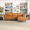 Ferre Leather Sectional Sofa - Right Chaise | MidinMod | Houston TX | Best Furniture stores in Houston