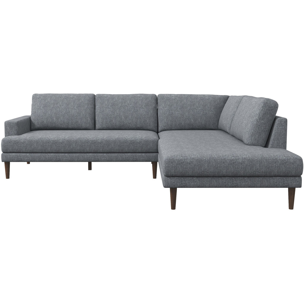 Harmony Sectional Sofa - Gray Right Chaise | MidinMod | TX | Best Furniture stores in Houston