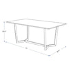 Rolda Walnut Dining Table | MidinMod | Houston TX | Best Furniture stores in Houston