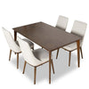 Selena Dining Set - 4 Brighton Beige Dining Chairs | MidinMod | TX | Best Furniture stores in Houston