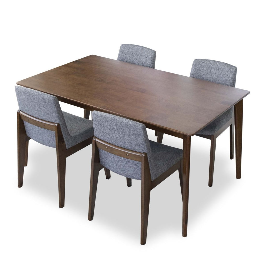 Selena Dining set - 4 Ohio Dark Gray Dining Chairs  | MidinMod | TX | Best Furniture stores in Houston