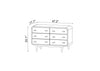 Mid Century Modern Stein Dresser (6 Drawer) | MidinMod | Houston TX | Best Furniture stores in Houston