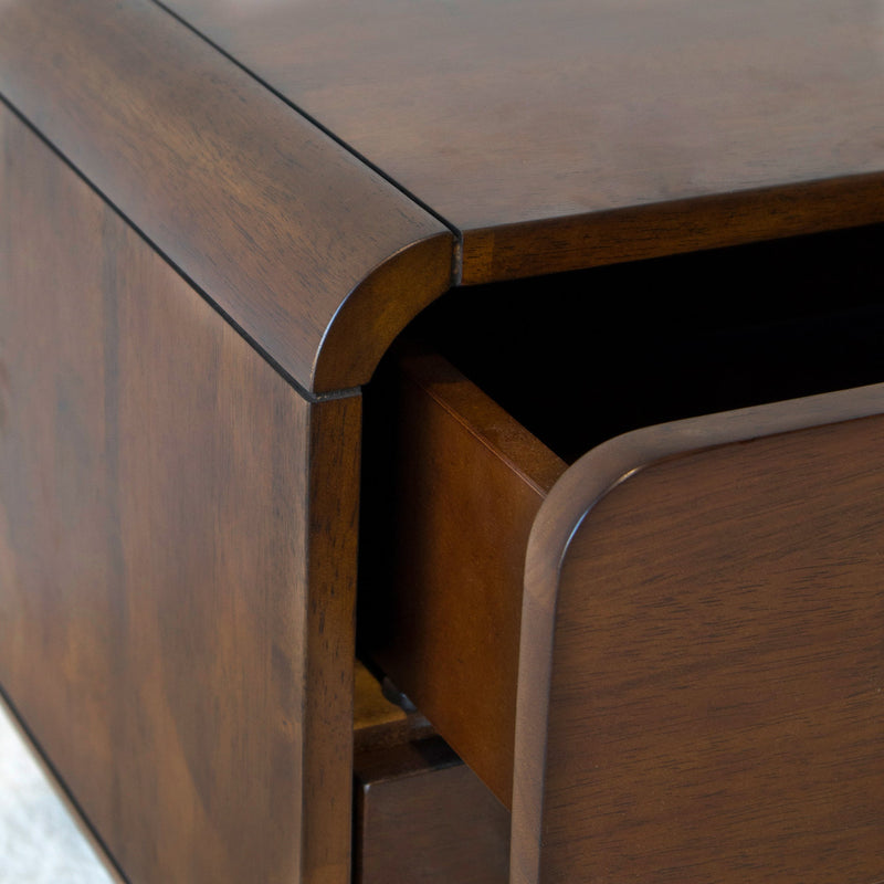 Stein Mid Century Modern Walnut Brown Nightstand | MidinMod | TX | Best Furniture stores in Houston