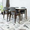 Selena Dining Set -  4 Ohio Dark Grey Dining Chairs | MidinMod | TX | Best Furniture stores in Houston
