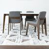 Selena Dining Set -  4 Ohio Dark Grey Dining Chairs | MidinMod | TX | Best Furniture stores in Houston