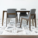 Selena Dining Set -  4 Ohio Dark Grey Dining Chairs | MidinMod | TX | Best Furniture stores in Houston