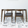 Selena  White Top Dining set - 4 Winston Grey Chairs | MidinMod | TX | Best Furniture stores in Houston