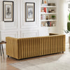 Sierra Gold Velvet Sofa - MidinMod Houston Tx Mid Century Furniture Store - Sofas 5