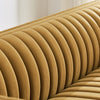 Sierra Gold Velvet Sofa - MidinMod Houston Tx Mid Century Furniture Store - Sofas 7