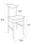 Winston Dining Chair - Beige | MidinMod | Houston TX | Best Furniture stores in Houston