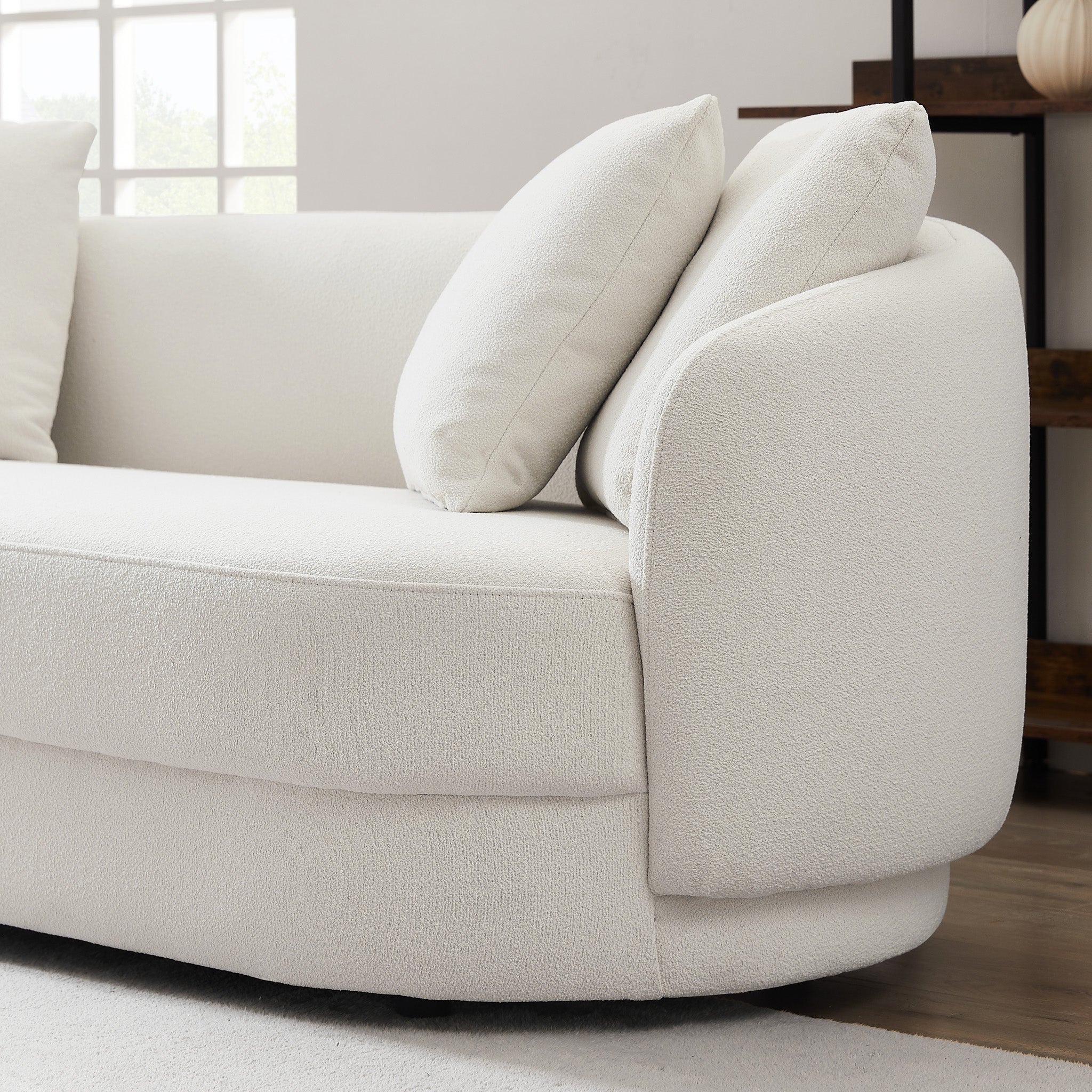 Perth Sofa - Beige Boucle | MidinMod | Houston TX | Best Furniture stores in Houston