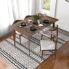 Abbott Dining Set - 4 Winston Beige Fabric Chairs Small | MidinMod | TX | Best Furniture stores in Houston