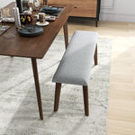 Abbott Dining Set - 2 Gray Abbott Large Benches | MidinMod | TX | Best Furniture stores in Houston