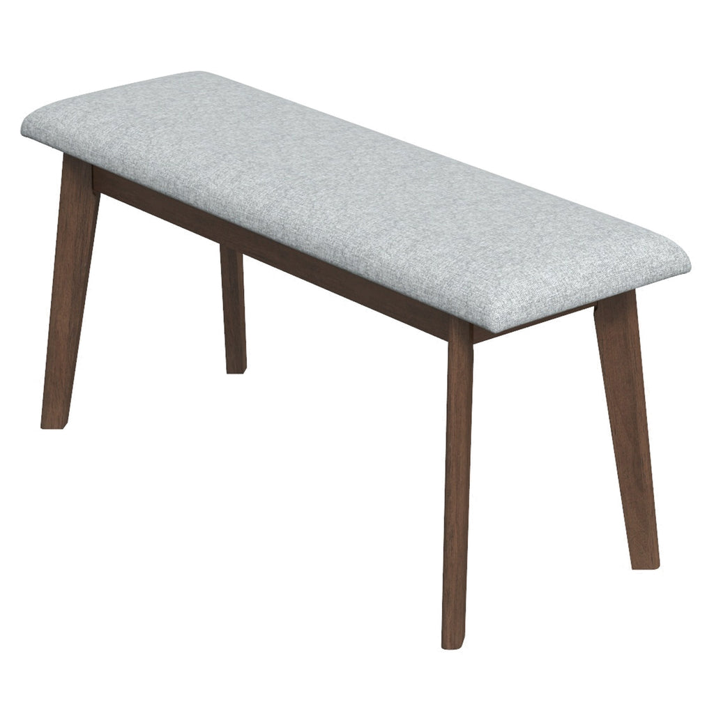 Modern Abbott Large Bench Gray Fabric | MidinMod | Houston TX | Best Furniture stores in Houston
